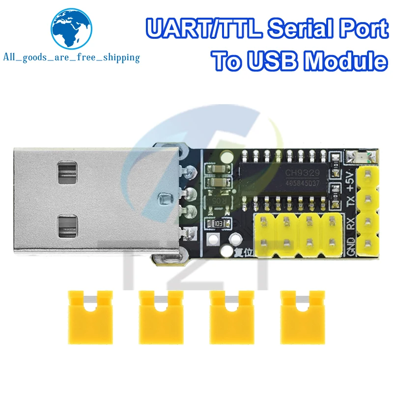 TZT 1/3PCS CH9329 Module UART/TTL Serial Port To USB HID Full Keyboard Mouse Driver-Free Game Bevelopment Box