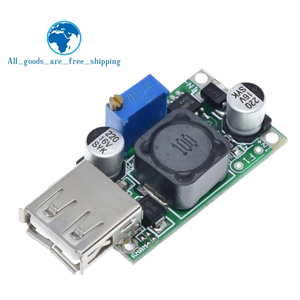 TZT DC-DC Boost Converter 3V Up 5V to 9V 2A USB Output Voltage Step up lithium battery booster module