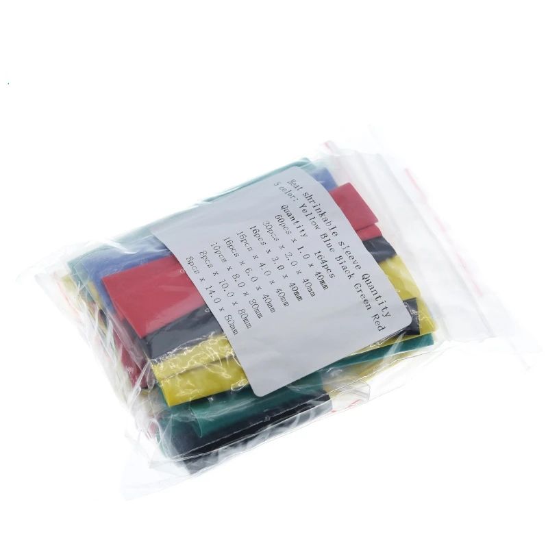1BAG=164pcs Heat shrink tube kit Insulation Sleeving termoretractil Polyolefin Shrinking Assorted Heat Shrink Tubing Wire Cable