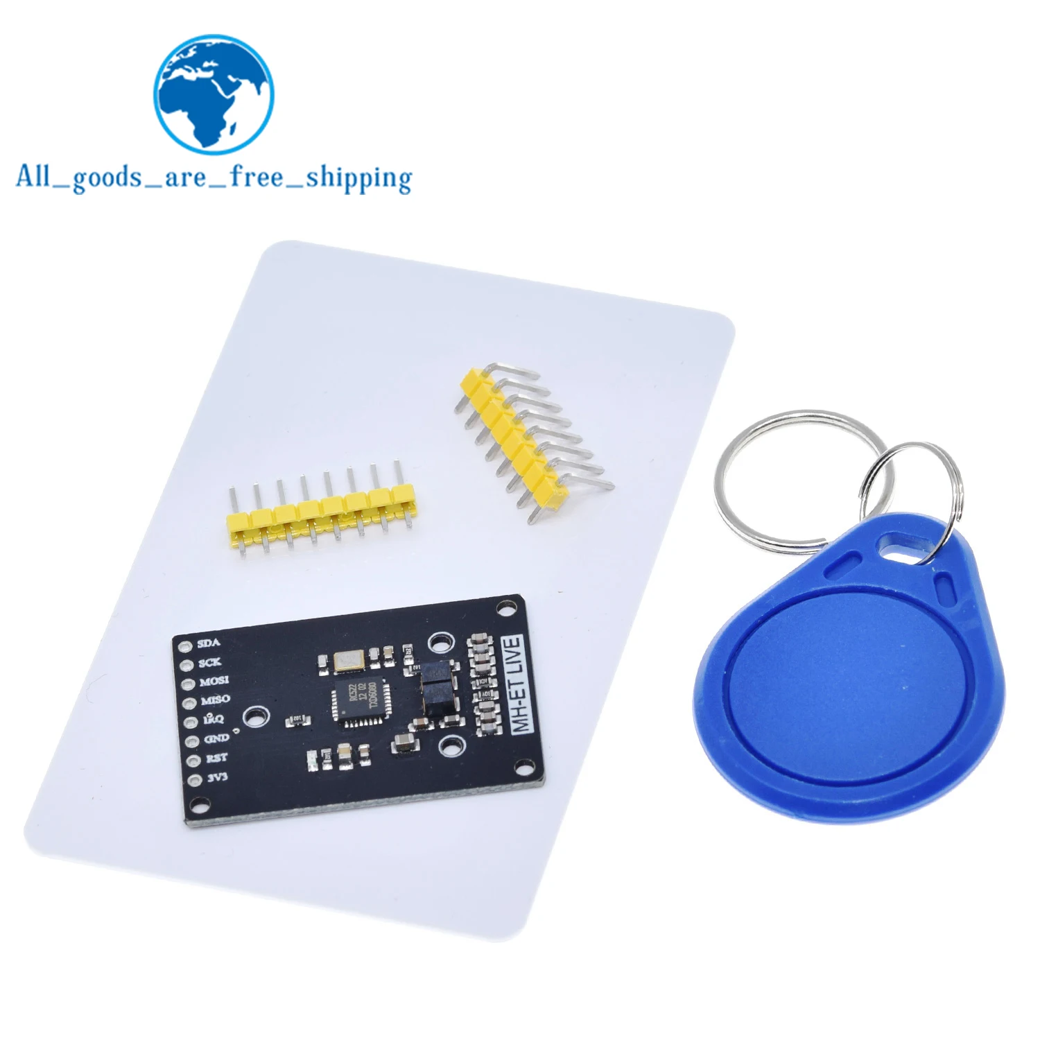 TZT 1/3PCS RFID module RC522 mini Kits S50 13.56 Mhz 6cm With Tags SPI Write & Read for arduino uno 2560