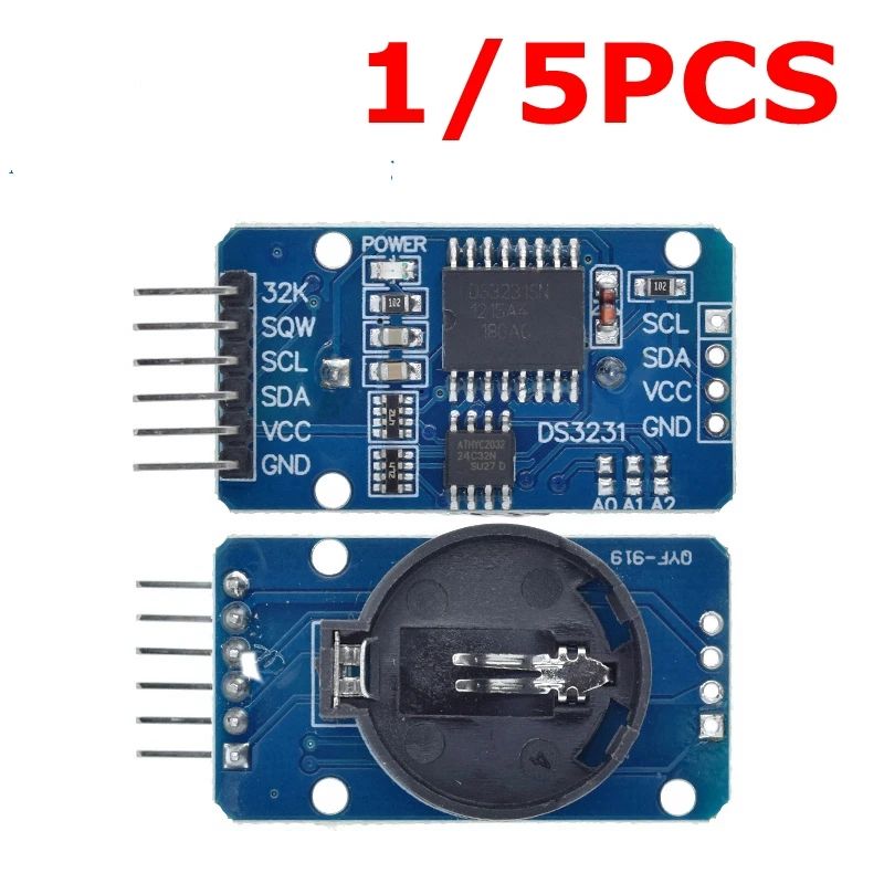 1/5PCS DS3231 AT24C32 IIC Precision RTC Real Time Clock Memory Module RTC DS3231SN/M Memory module For Arduino raspberry pi