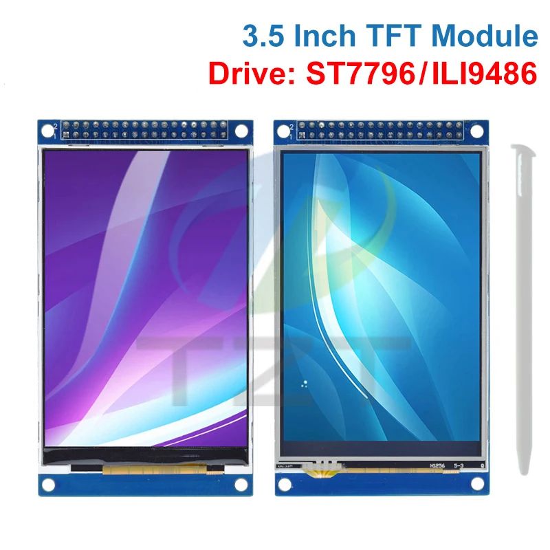 TZT 3.5″ 3.5 inch TFT LCD Touch Screen Module 480x320 ST7796U ILI9486 LCD Display for Arduino UNO MEGA2560 With/Without Touch