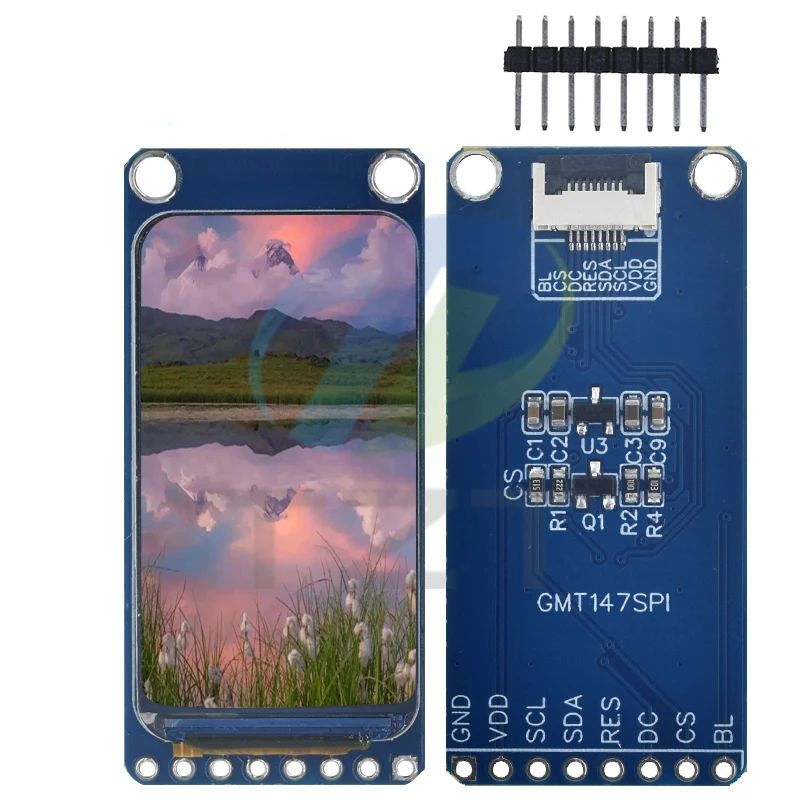 1/3PCS 1.47″ 1.47 Inch 172x320 SPI Full Color TFT HD IPS Screen LCD LED Display Module ST7789 Controller 3.3V SPI Interface