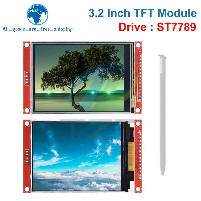 TZT 3.2″ 3.2 inch TFT LCD Touch Screen Module 240X320 ST7789 ILI9341 LCD Display for Arduino UNO MEGA2560 With/Without Touch