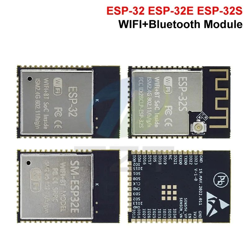 ESP-32S ESP-WROOM-32 ESP-WROOM-32D ESP32 ESP-32 Bluetooth and WIFI Dual Core CPU with Low Power Consumption MCU ESP-32