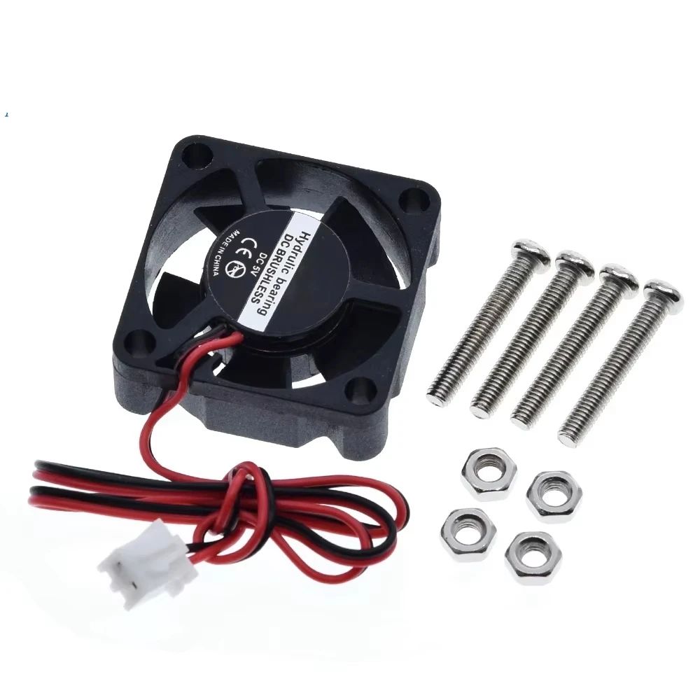TZT For Raspberry Pi 3 CPU Fan Active Cooling Fan for Customized Acrylic Case Support raspberry pi model B Plus B+/Raspbery Pi 2