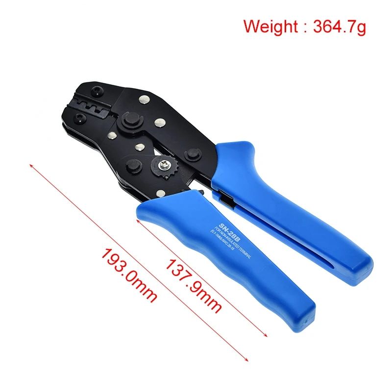 SN-28B Pin Crimping Tool High-Carbon Steel Crimping Plier 2.54mm 3.96mm 28-18AWG Crimper 0.1-1.0mm Square For dupont crimp tool