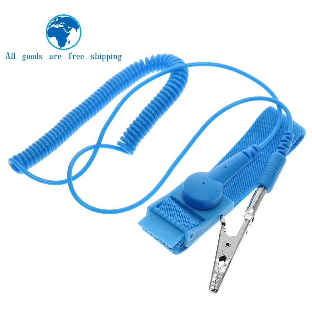 1/3pcs Cordless Wireless Clip Antistatic Anti Static ESD Wristband Wrist Strap Discharge Cables For Electrician IC PLCC worker