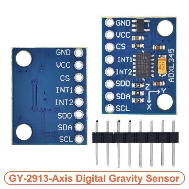 TZT 1/3PCS GY-291 ADXL345 Module IIC/SPI