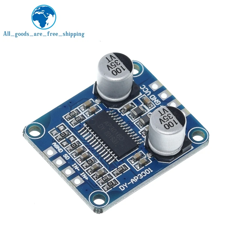 1/3pcs DC 8V-24V High Power Digital Amplifier Module Mono Class D 4-8ohm for 30W-300W speaker Audio power amplifier board