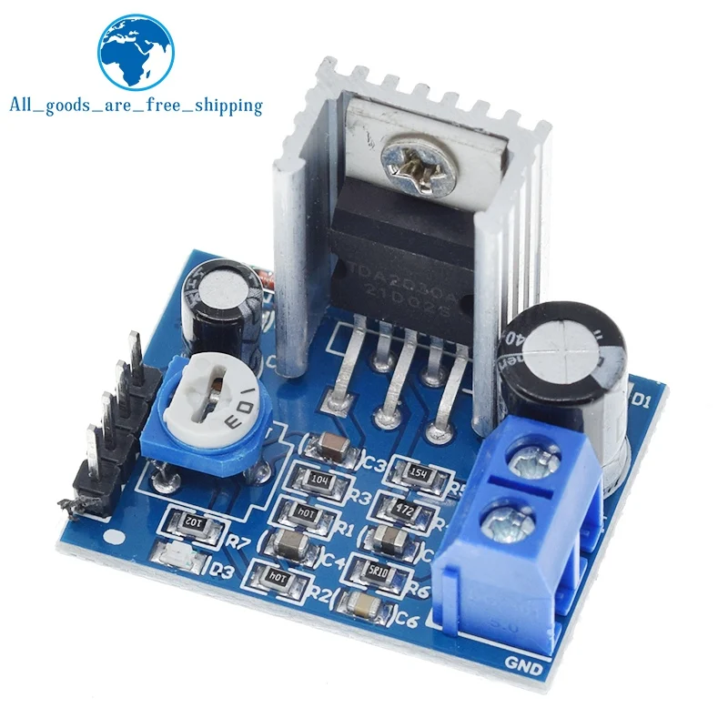 TZT 1/3PCS TDA2030 Module Power Supply TDA2030 Audio Amplifier Board Module TDA2030A 6-12V Single