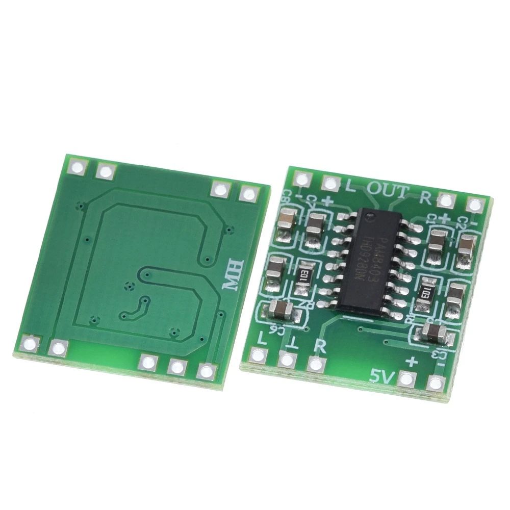 TZT 1/5/10PCS PAM8403 Super mini digital amplifier board 2*3W Class D digital amplifier board efficient 2.5 to 5V