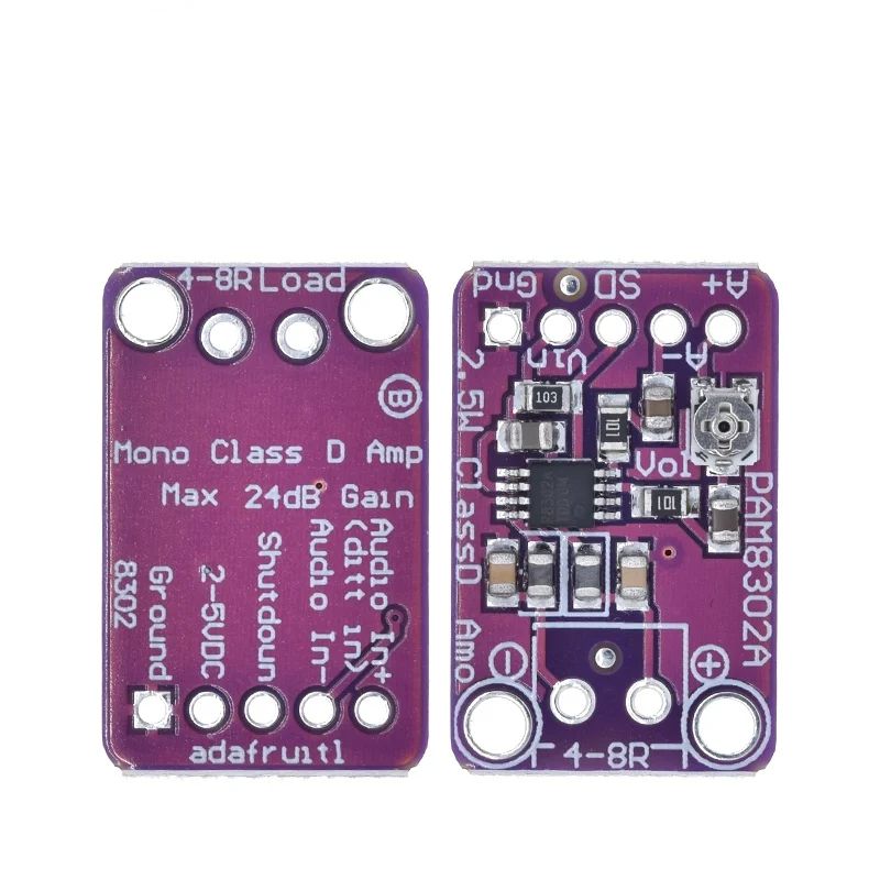 TZT 1/3PCS PAM8302A CJMCU-832 PAM8302 2.5W single channel Class D Audio power amplifier module