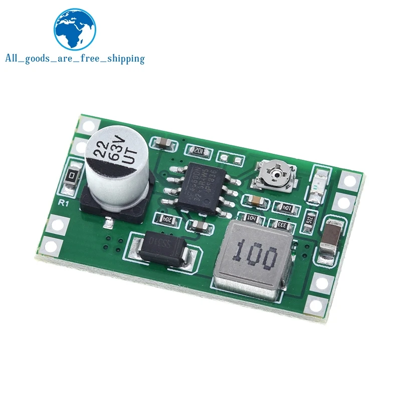 TZT 1/3PCS 2A DC-DC MP4560 Step-down Stabilized Voltage Supply Module Output 8～55V to 12V 9V 5V 3V