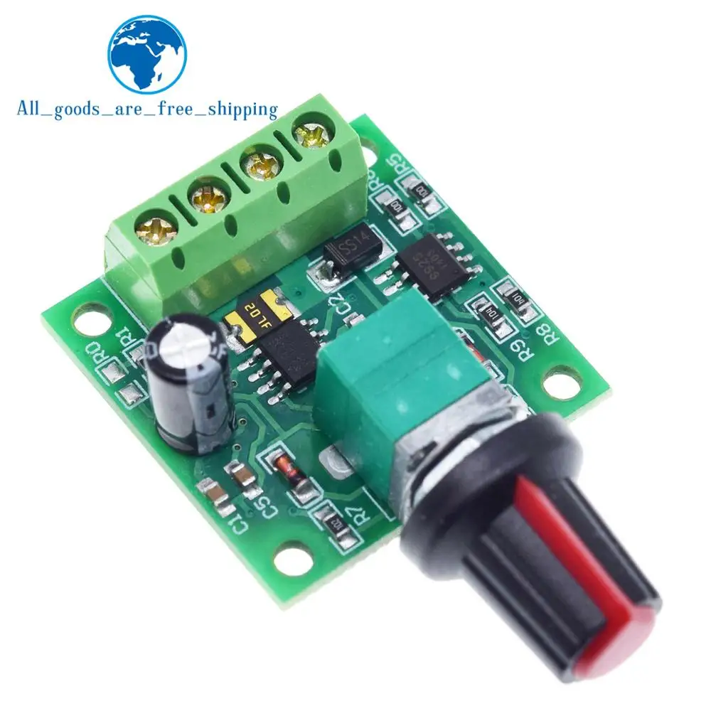 1/3PCS DC 1.8V 3V 5V 6V 12V 2A PWM Motor Speed Controller Low Voltage Motor Speed Controller PWM 0~100% Adjustable Drive Module