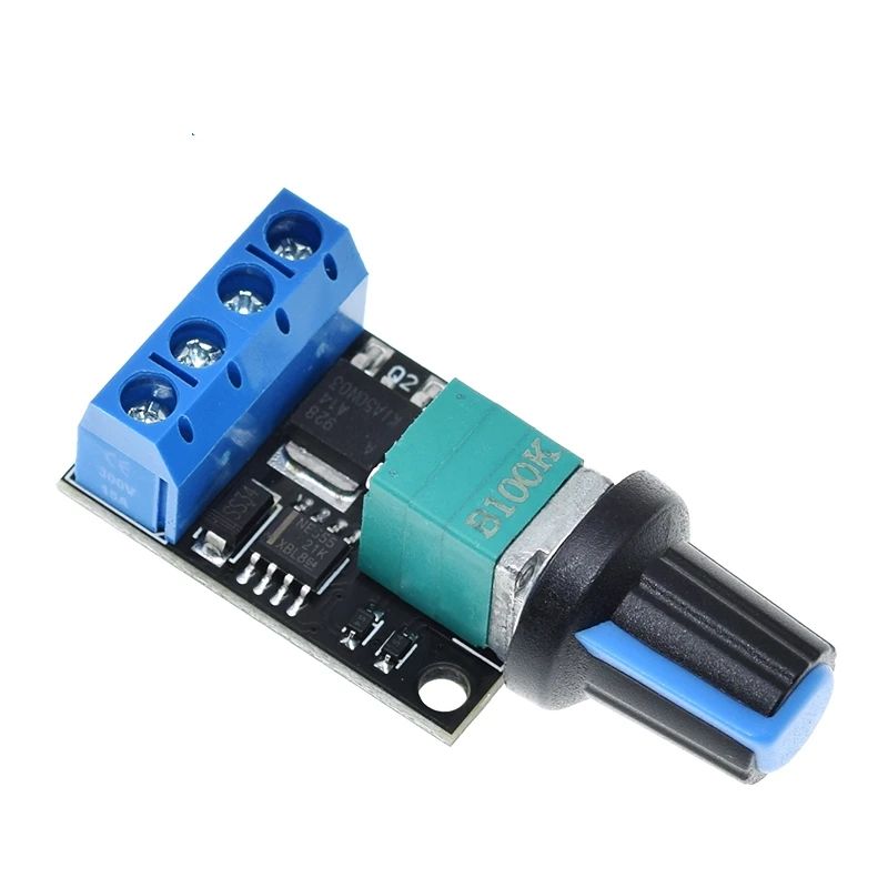 1/3PCS 5V 12V 10A Voltage Regulator PWM DC Motor Speed Controller Governor Stepless Speed Regulator LED Dimmer Power Controller
