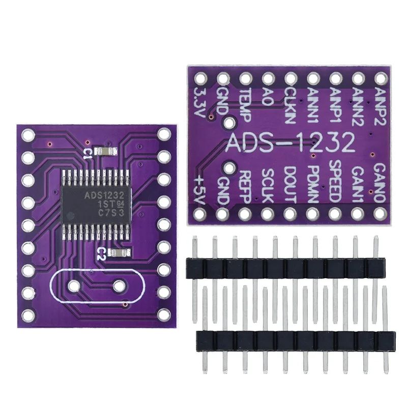 TZT 1/3PCS CJMCU-1232 ADS1232 24-bit Ultra Low Noise Analog to Digital Converter ADS1232IPWR For Arduino STM
