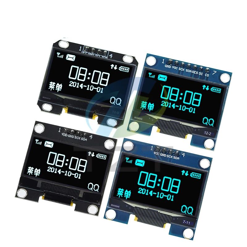 TZT 1.3 inch OLED module SPI/IIC I2C Communicate white/blue color 128X64 1.3 inch OLED LCD LED Display Module 1.3″ OLED Module