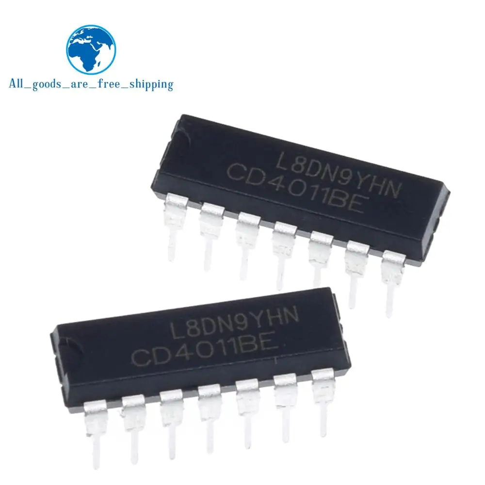 TZT 10/30PCS Voltage Regulation Module CD4011BE CD4011 4011BE