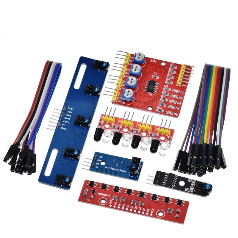 TZT 1/3PCS TCRT5000 Infrared Reflective Sensors IR Photoelectric Switch Barrier Line Track Module For Arduino