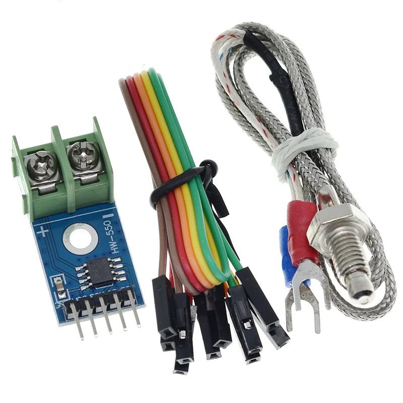 TZT 1/3PCS MAX6675 Module + K Type Thermocouple Thermocouple Sensors Temperature Degrees Module for arduino