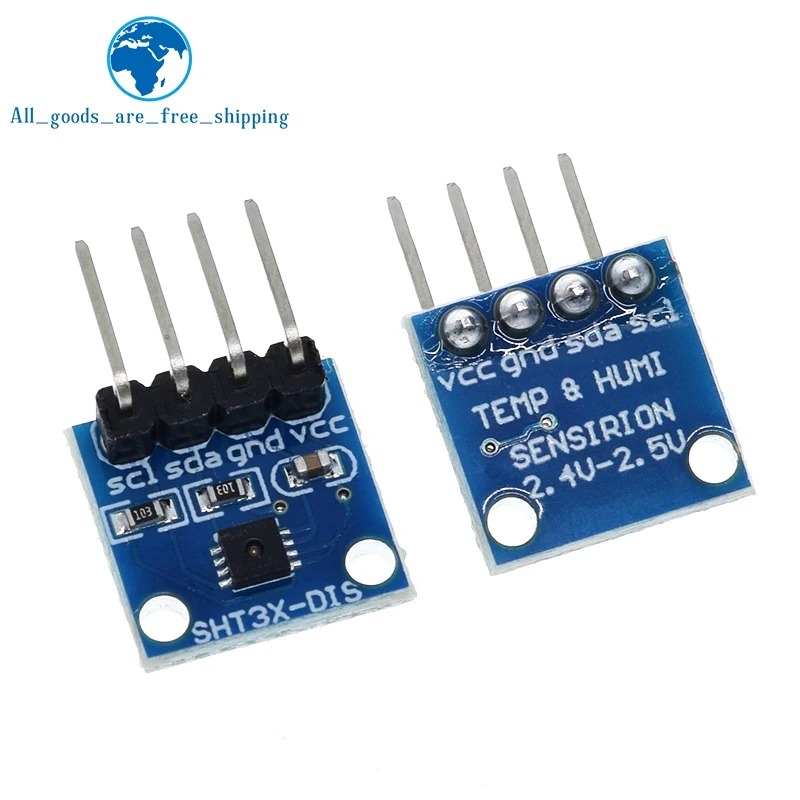 TZT 1/3PCS SHT30 SHT30-D I2C Interface Digital Output Temperature Humidity Sensors Module Weather SHT30-DIS For Arduino