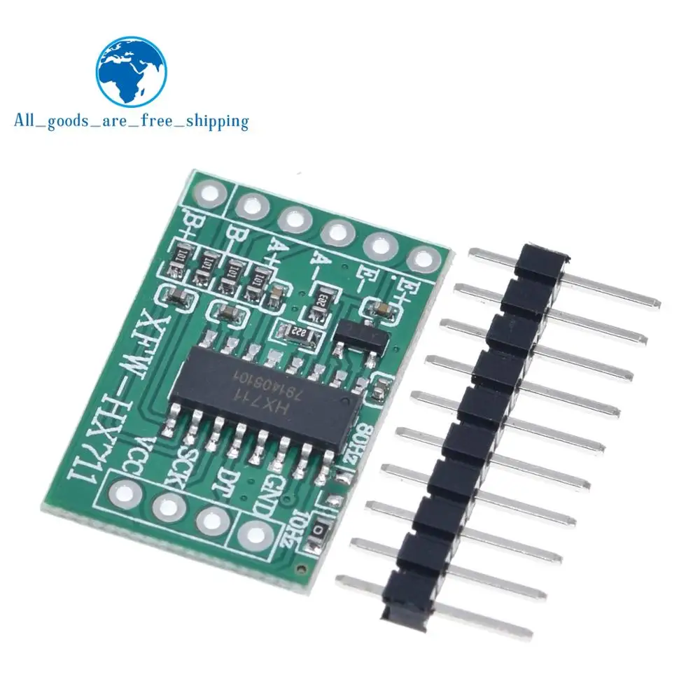 TZT 1/5PCS For Arduino Dual Channel HX711 Weighing Pressure Sensors Module 24-bit Precision A/D Module