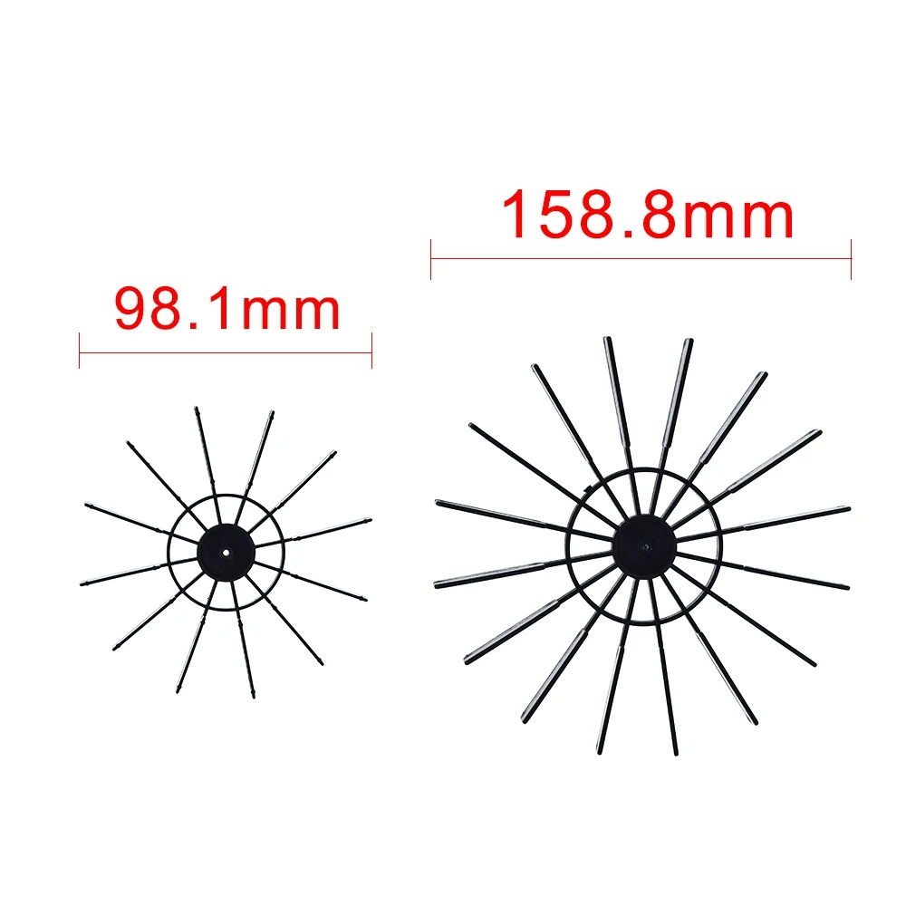 TZT 1PC 10CM 16CM Paddle wheel Model making oars for 2MM motor shaft axle Remote control toy boat accessories