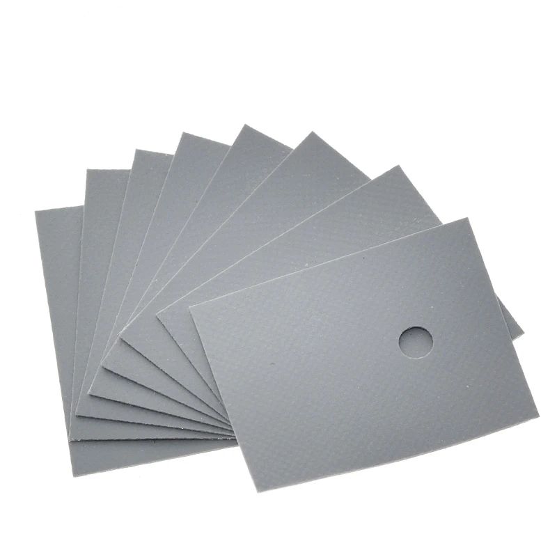 TZT 10/100pcs Large TO-3P silicone sheet insulation pads silicone insulation film