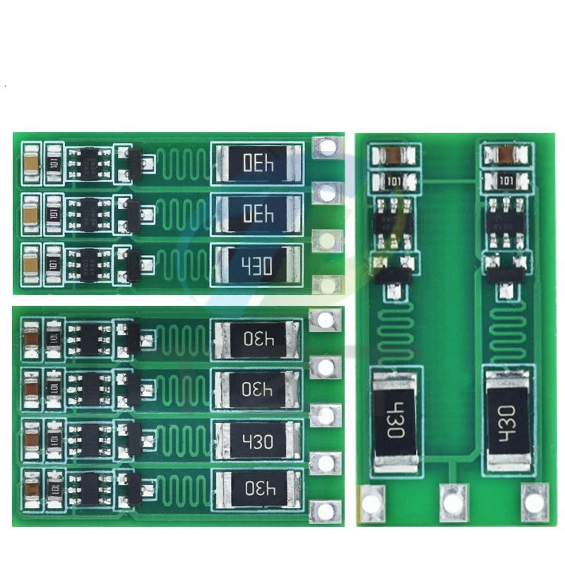 TZT 1/3pcs 2S 3S 4S Balance Board 8.4V 12.6V 16.8V 18650 Polymer Li-ion Lithium Battery Balancer BMS 100mA Balanced Current