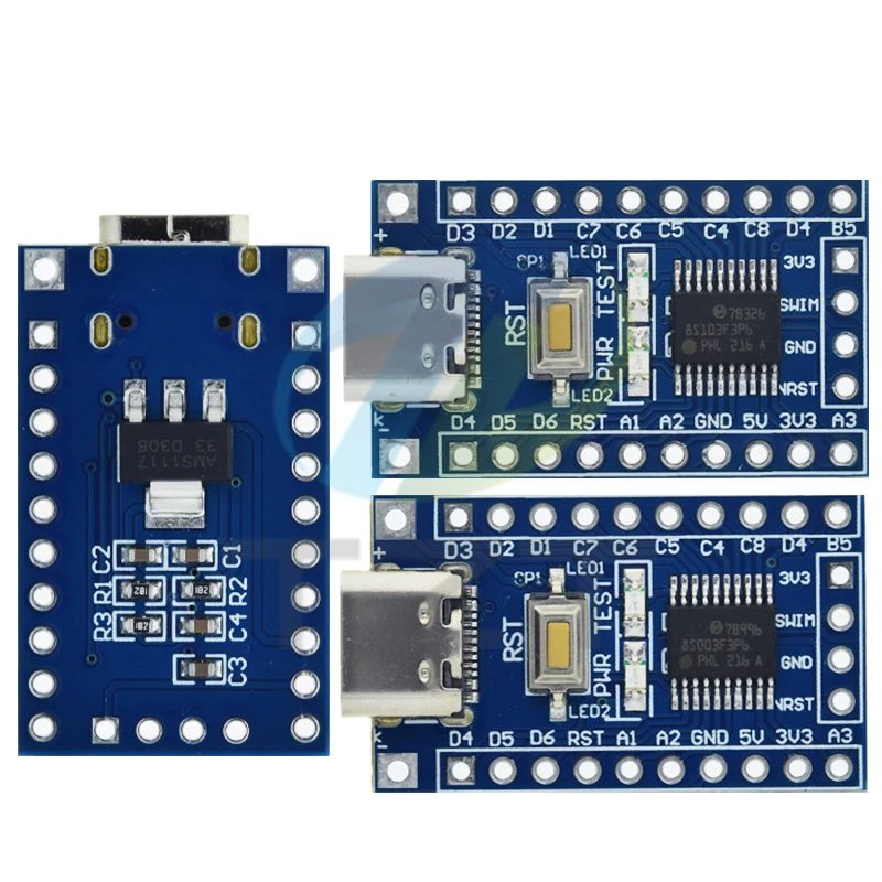 1/3PCS STM8S003F3P6 STM8S103F3P6 System Board TYPE-C STM8S STM8 Development Board Minimum Core Board For Arduino STM DIY KIT