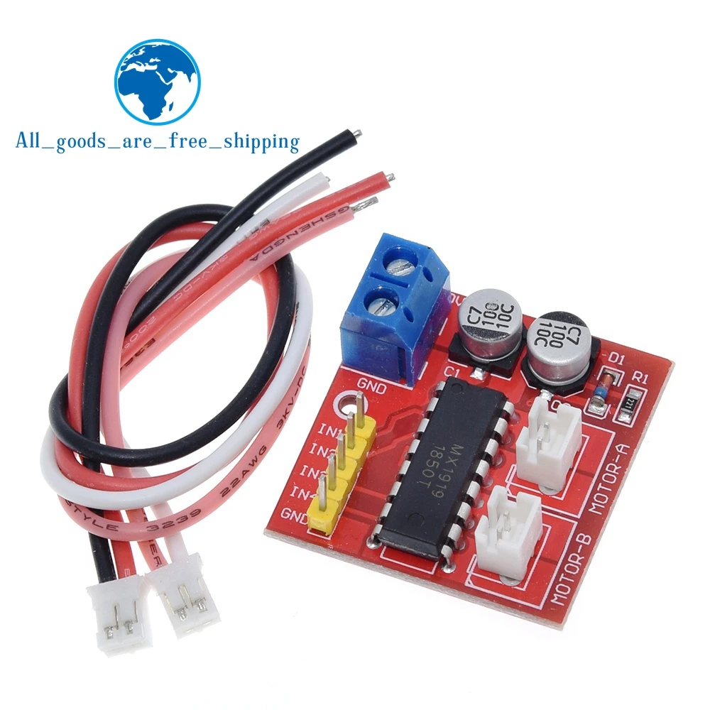 1/3PCS MX1919 2.5A Dual bridge brushed DC motor Drive Controller Board Module for Arduino smart car robot Low power consumption