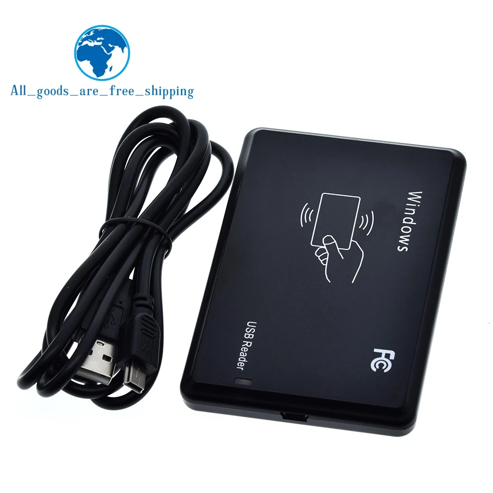 1/3PCS RFID Reader USB Port EM4100 TK4100 TZT 125khz ID Contactless Sensitivity Smart Card Support Window System Linux