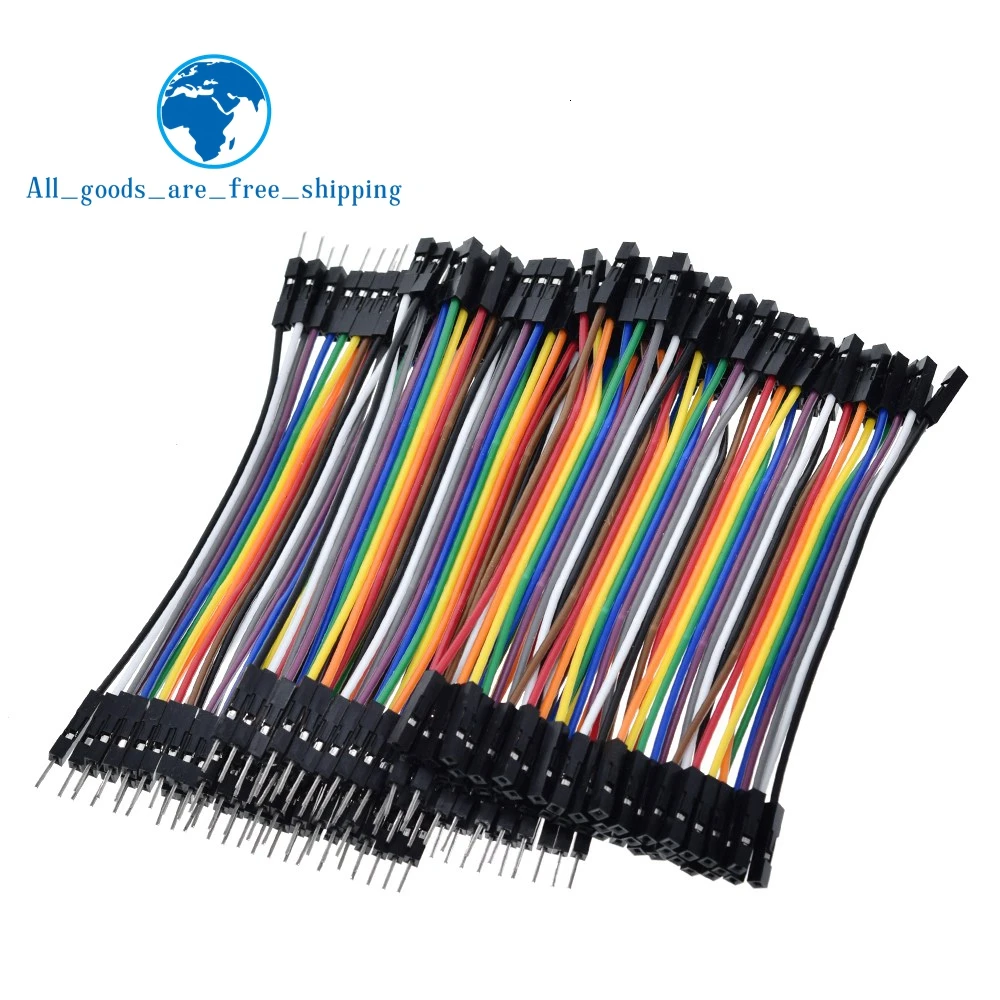 400pcs Jumper Wire For Dupont Cable line TZT 3P-3P 2.54mm Male to Male , Male to Female , Female to Female 10cm For Arduino