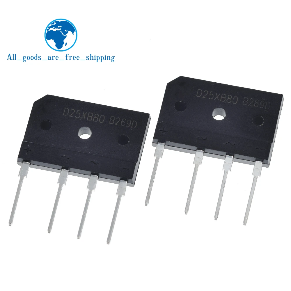5/10pcs D25XB80 D25SBA80 25A 800V 25xb80 for Power module