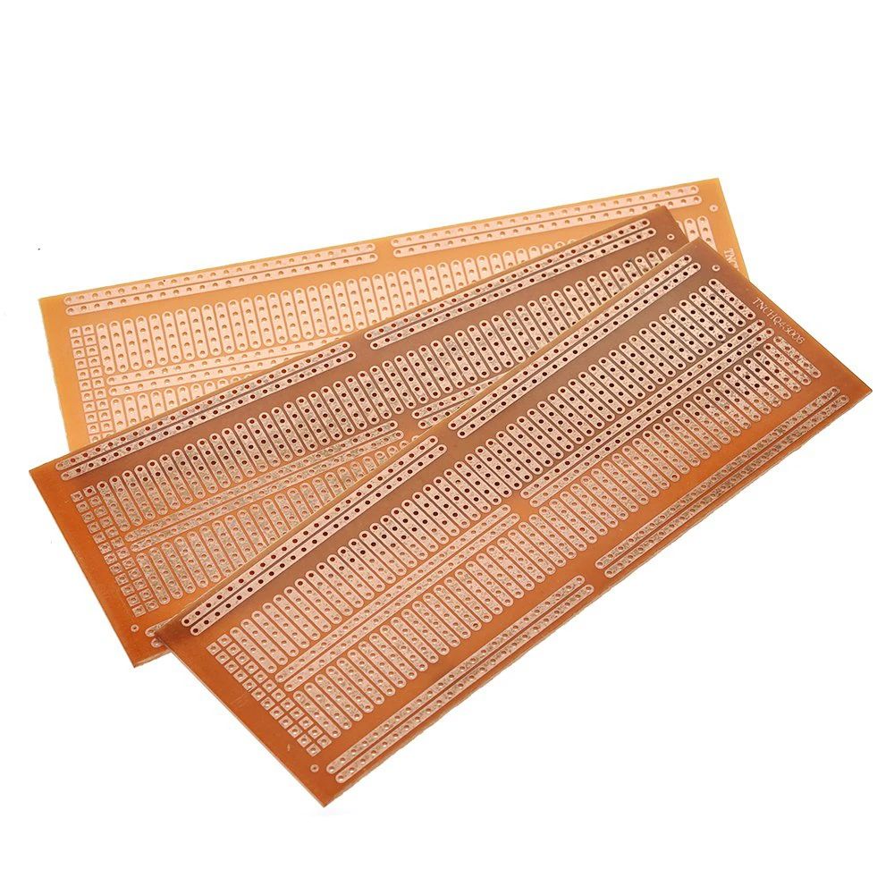 1/5PCS TZT 48X133 48*133MM Single Side Prototype Plate Universal Board Experimental Bakelite Copper Plate Circuirt Board