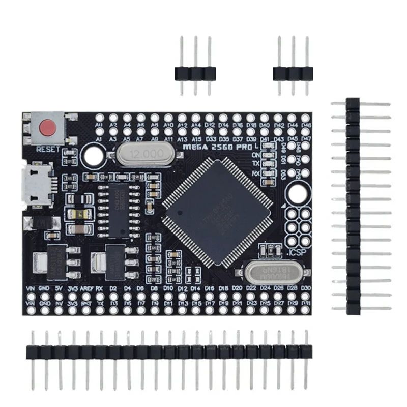 MEGA 2560 PRO Embed CH340G TZT ATMEGA2560-16AU With Male Pinheaders Compatible for Arduino Mega2560
