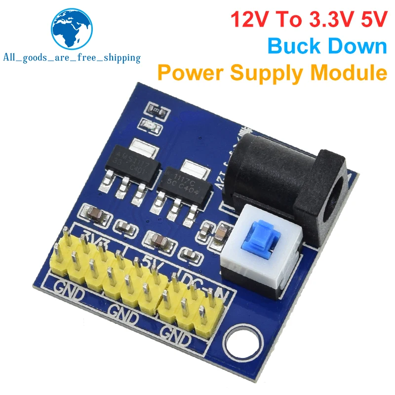 1/3PCS DC-DC 12V To 3.3V 5V Buck Step down Power Supply Module For Arduino TZT