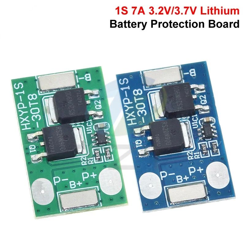 Lifepo4 Battery BMS 1S 3.2V 3.7V 7A Charging Board Short Circuit Protection PCM Self Recovery With Temperature Protection