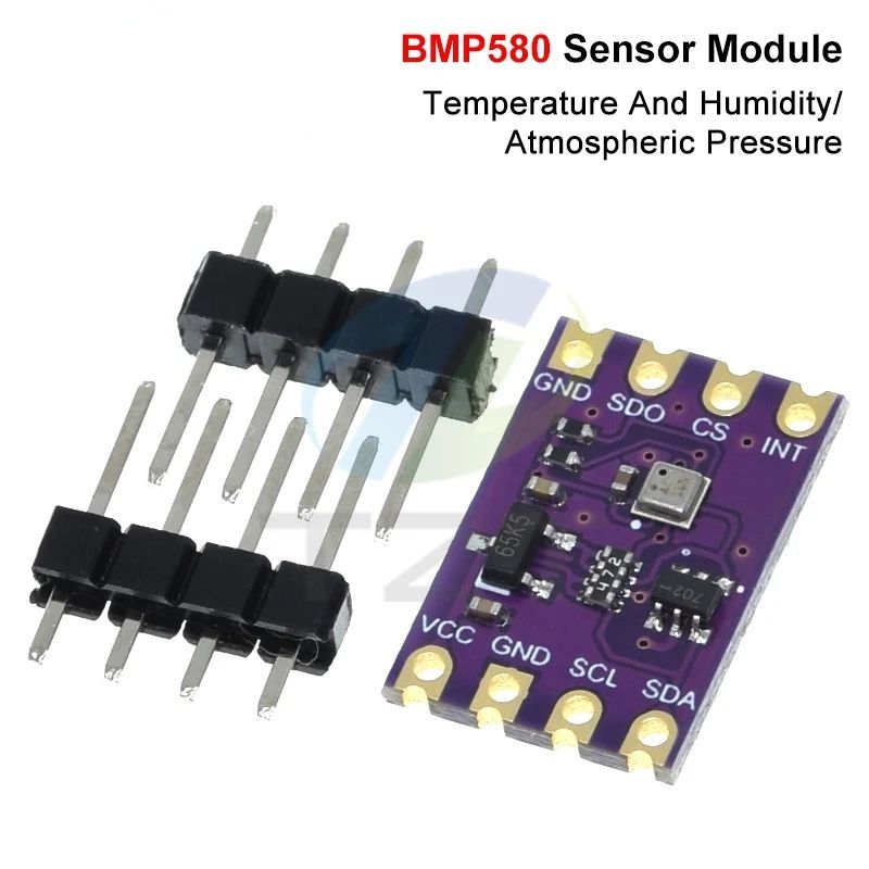 BMP580 High Precision Atmospheric Pressure And Temperature Sensor Module TZT 2.0V-5.5V IIC SPI Compatible With BME280 BMP388