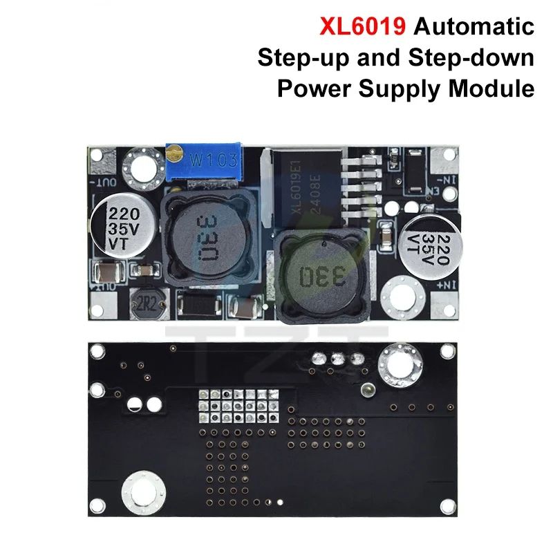 1/5PCS XL6019 (XL6009 Upgrade) Automatic Step-Up Step-Down Dc-Dc Adjustable Converter Power Supply Module 20W 5-32V to 1.3-35V