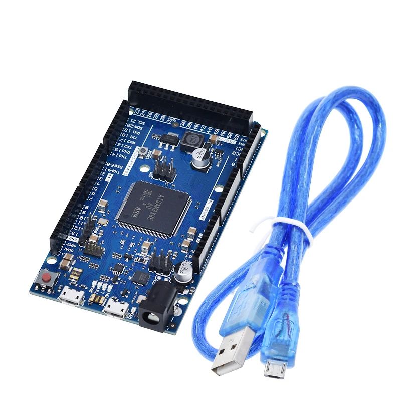 DUE R3 Development board SAM3X8E 32-bit ARM Cortex-M3 / Mega2560 R3 Duemilanove For Arduino Due Board With Cable