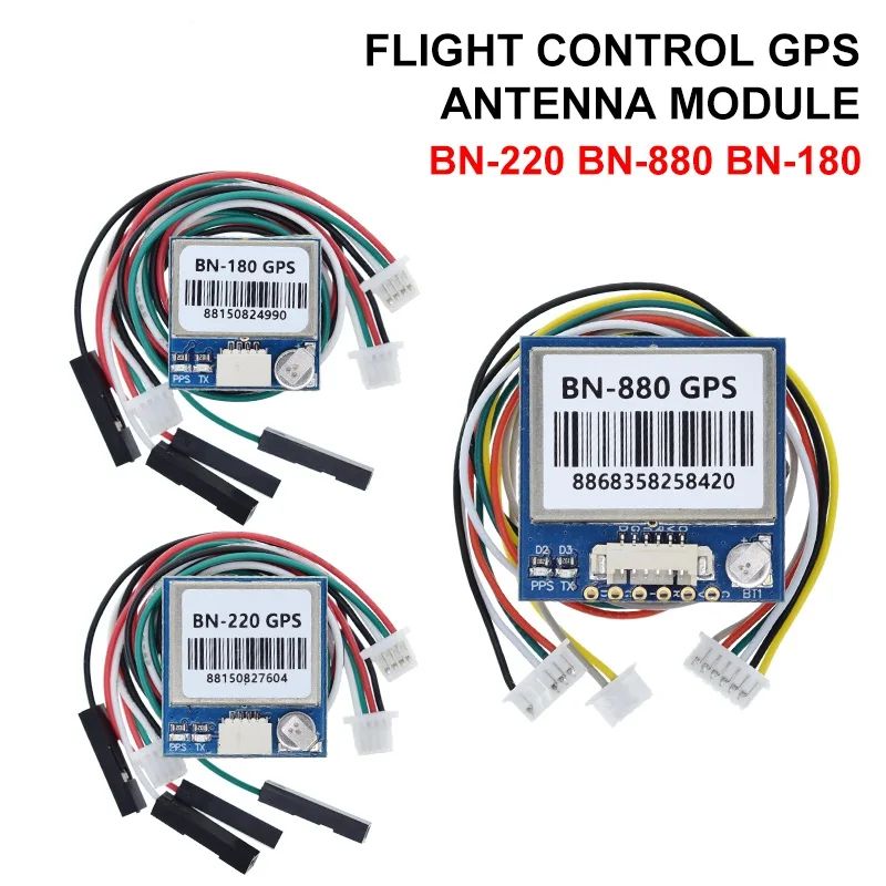 BN220 BN180 BN-880 DC 3.0V-5.0V TZT TTL level Module Dual GPS-Gprs Module Antenna Built in FLASH BN-220 BN880