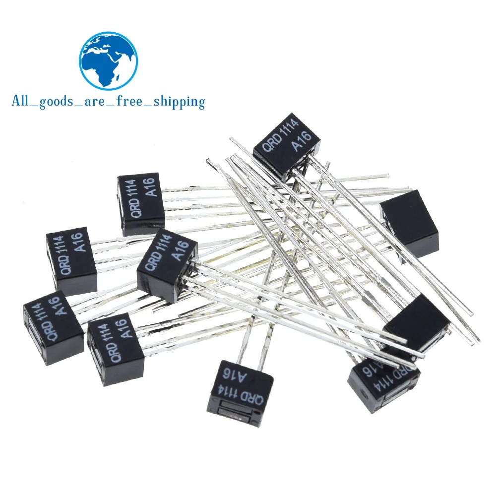 TZT 10PCS QRD1114 RD1114 D1114 1114 DIP-4 REFLECTIVE OBJECT Module