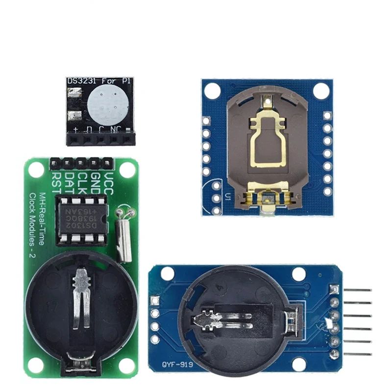TZT 1/3PCS DS3231 AT24C32 IIC Module DS1302 Precision Clock Module DS1307 Module Mini Module Real Time 3.3V/5V