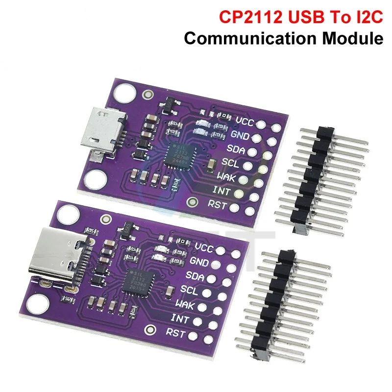 1/3PCS CP2112 Micro/Type-c Debug Board USB To I2C Module For Arduino