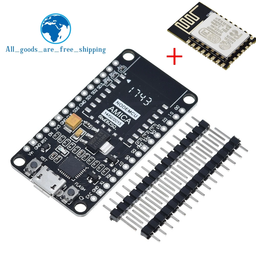 TZT ESP8266 ESP-12 WIFI CP2102 NodeMCU Compatible Development Board For Arduino