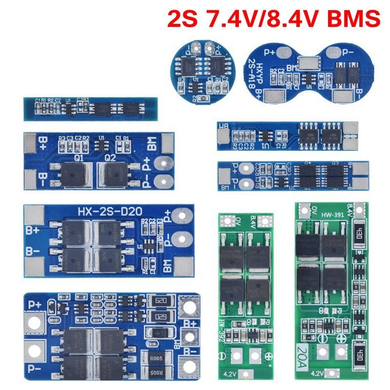 TZT 1/3PCS 2S 3A 4A 5A 8A 10A 13A 20A 7.4V 8.4V Li-ion 18650 Lithium battery protection board / BMS board Standard / Balance