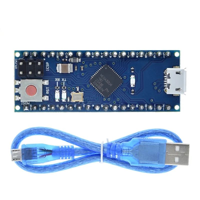 TZT ATmega32u4 5V 16MHZ Micro Controller Board Module Compatible For Arduino Mirco Replace Pro Mini With USB Cable