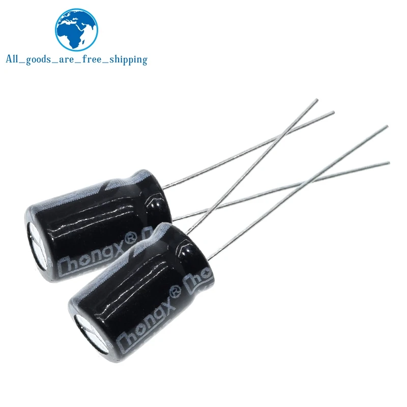 TZT 10/30PCS Higt quality 400V4.7UF 8*12mm 4.7UF 400V 8*12 Electrolytic capacitor